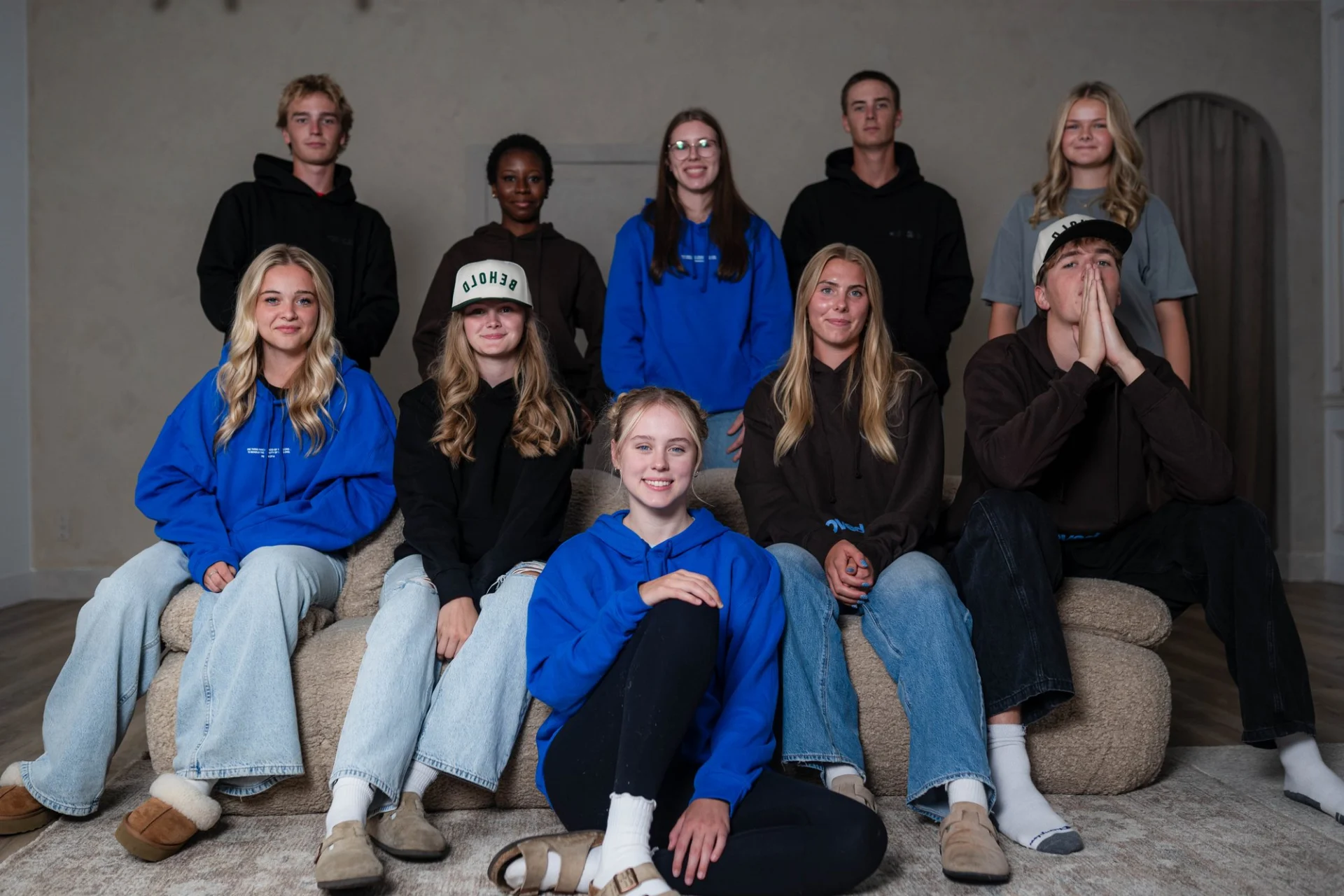 Students wearing the 2026 Change Conf merch